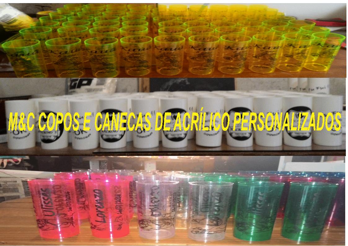 Copos Personalizados e Quadros de vidros